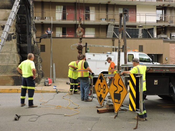 Wheeling Suspension Bridge Damaged in Weekend Accident News, Sports